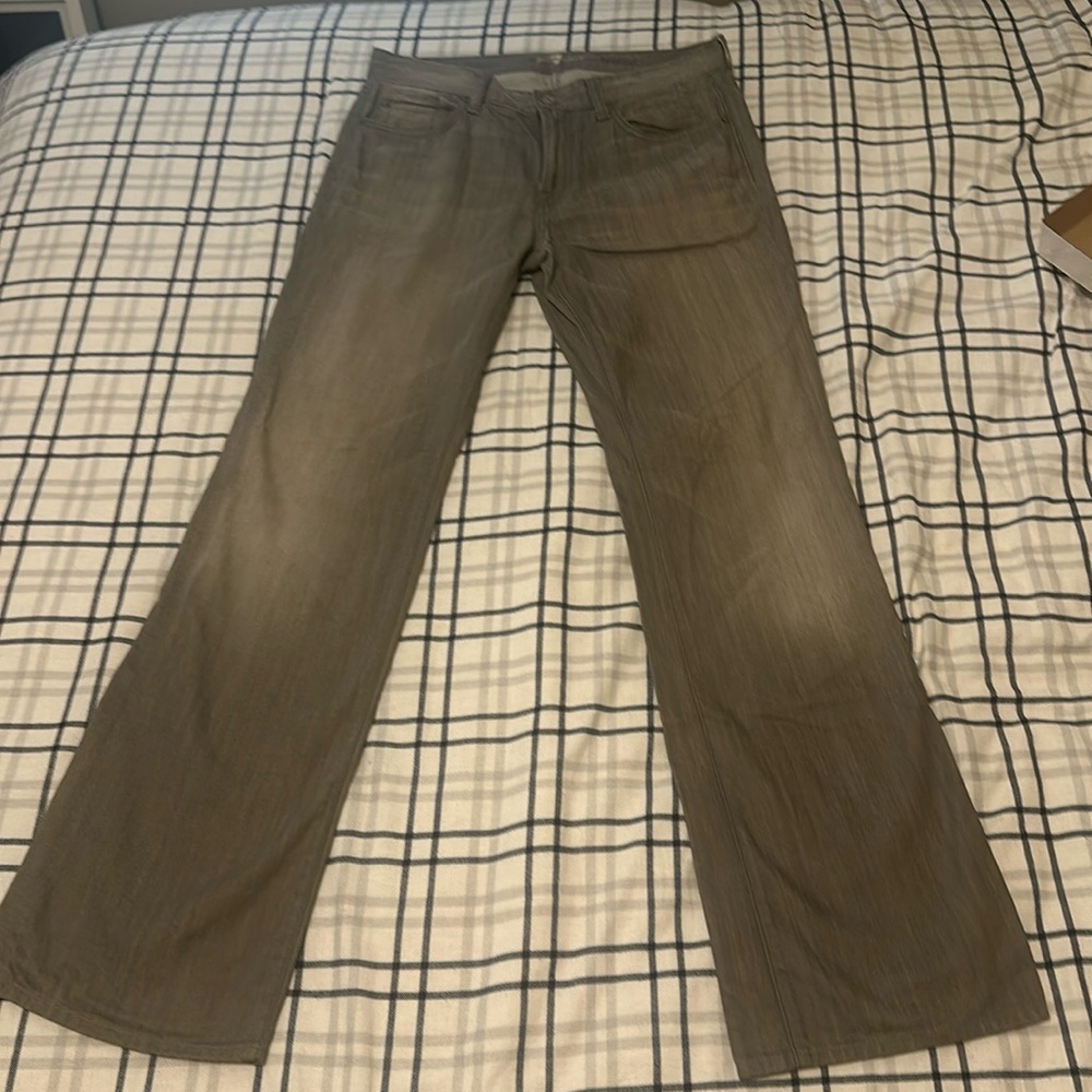 7 for All Mankind Gray Bootcut Jeans Size 33